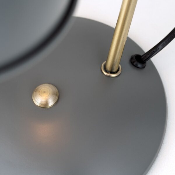 Orion - Stolná lampa FEDRA 1xE14/40W/230V sivá/mosadz