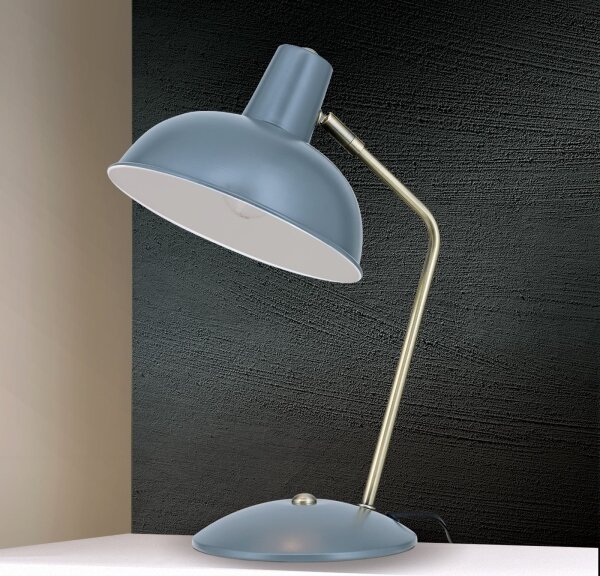 Orion - Stolná lampa FEDRA 1xE14/40W/230V sivá/mosadz