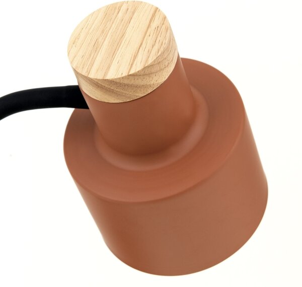 Orion - Stolová lampa GILI 1xE27/40W/230V tehlová