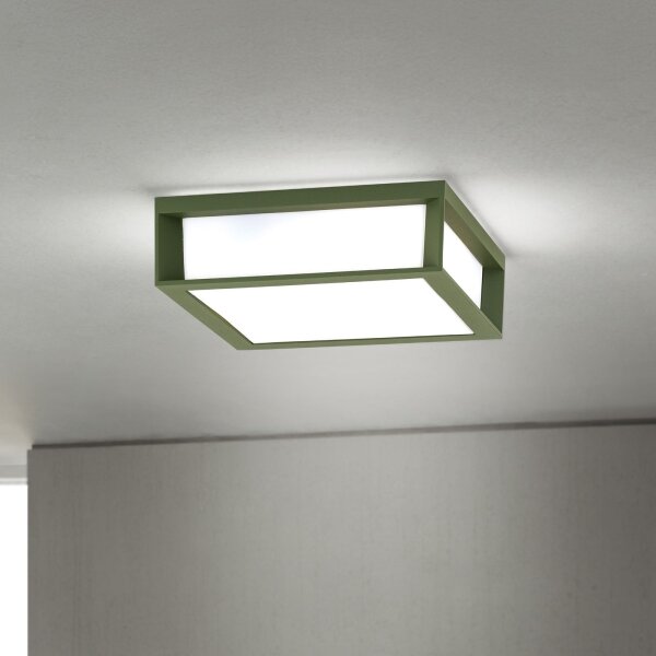Orion - Vonkajšie svietidlo HENRY 2xE27/15W/230V 26x26 cm IP44 zelené