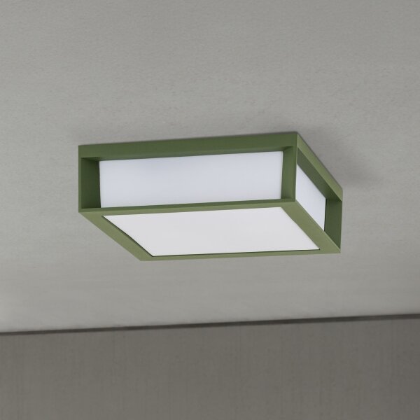 Orion - Vonkajšie svietidlo HENRY 2xE27/15W/230V 26x26 cm IP44 zelené
