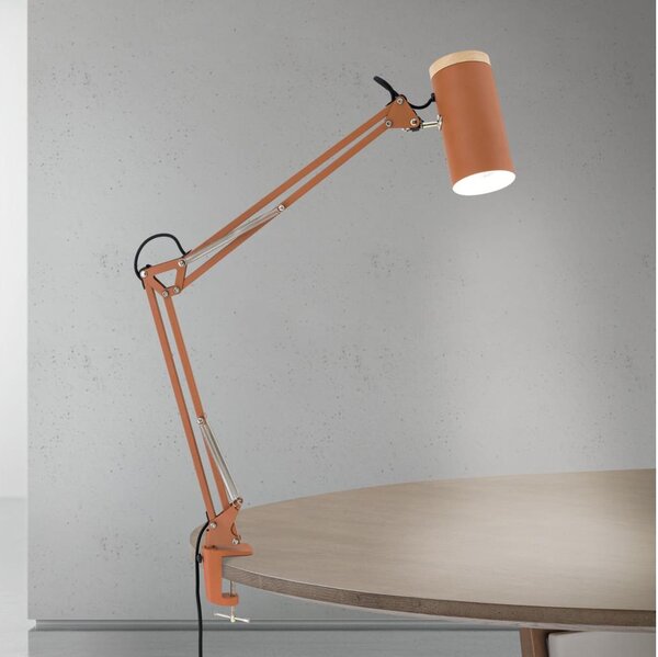 Orion - Stolná lampa so svorkou GILI 1xE27/40W/230V tehlová