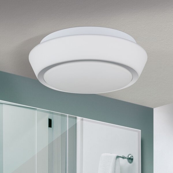 Orion - Kúpeľňové stropné svietidlo TENA 2xE27/60W/230V pr. 30 cm IP44 biele