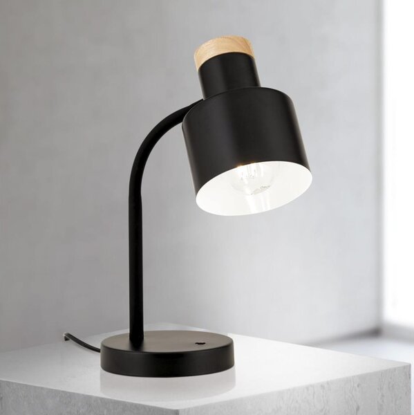 Orion - Stolová lampa GILI 1xE27/40W/230V čierna
