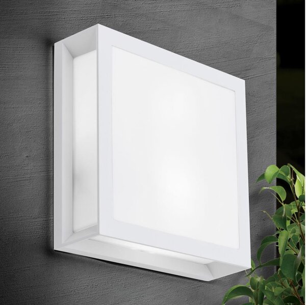 Orion - Vonkajšie svietidlo HENRY 2xE27/15W/230V 26x26 cm IP44 biela