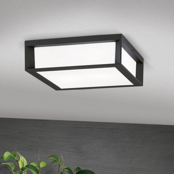 Orion - Vonkajšie svietidlo HENRY 2xE27/15W/230V 26x26 cm IP44 antracit