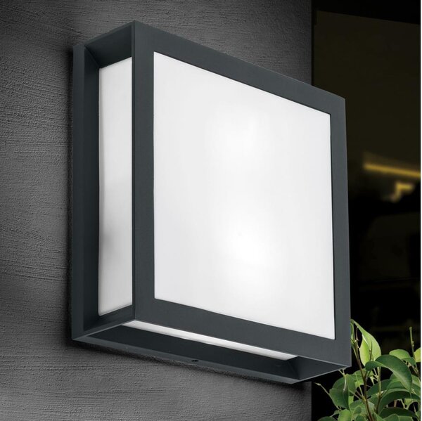 Orion - Vonkajšie svietidlo HENRY 2xE27/15W/230V 26x26 cm IP44 antracit