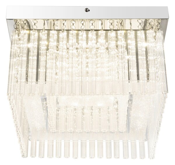 STROPNÉ LED SVIETIDLO, 36/36/21.5 cm - Online Only bytové doplnky, Online Only