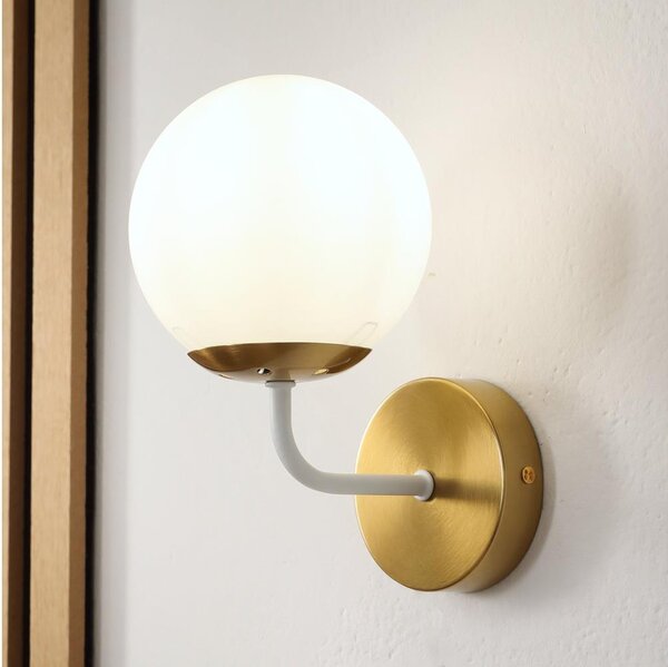 Brilagi - Nástenná lampa MALIVA 1xE14/15W/230V zlatá/biela