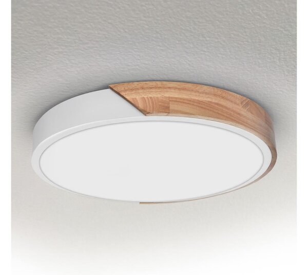 Brilagi - LED stropné svietidlo PILANA LED/24W/230V dub/biela pr. 30 cm