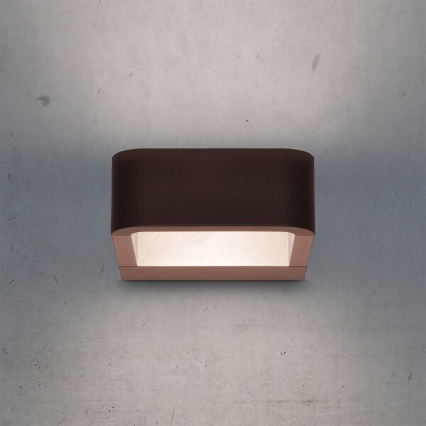 Brilagi - LED vonkajšie svietidlo BARI LED/7W/230V 3000/4000/6000K hnedé IP54