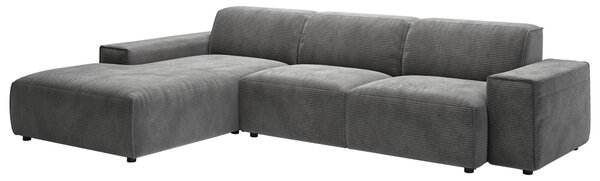 ROHOVÁ SEDAČKA, textil, tmavosivá Livetastic - Sedačky, Online Only