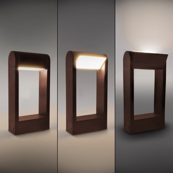 Brilagi - LED vonkajšia lampa CROTONE LED/7W/230V hnedá IP54 30 cm