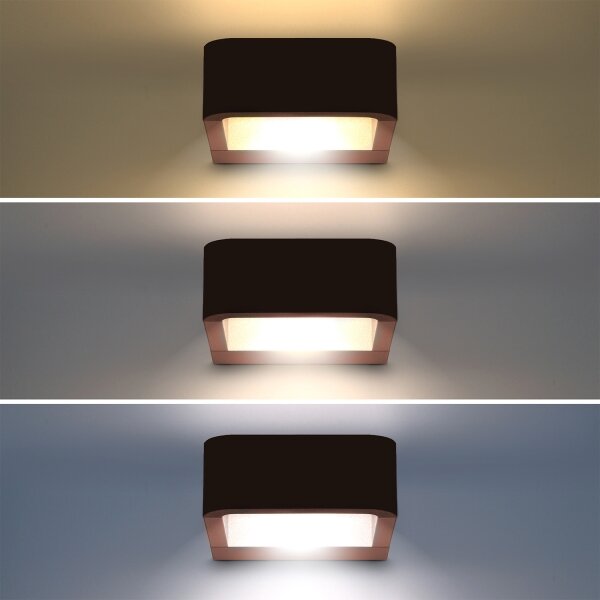 Brilagi - LED vonkajšie svietidlo BARI LED/7W/230V 3000/4000/6000K hnedé IP54