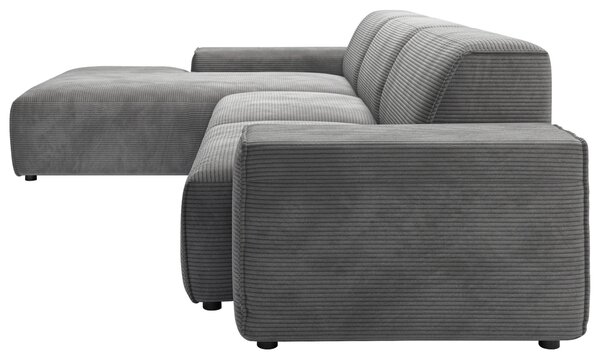 ROHOVÁ SEDAČKA, textil, tmavosivá Livetastic - Sedačky, Online Only