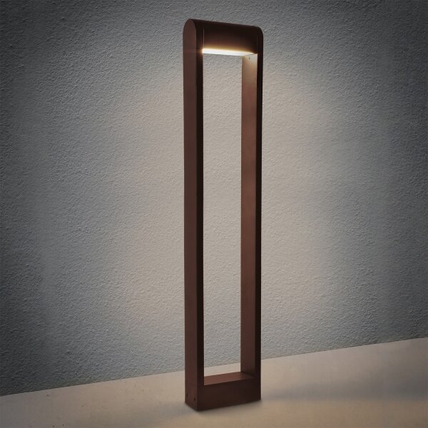 BRILAGI - LED vonkajšia lampa CROTONE LED/7W/230V hnedá IP54 80 cm