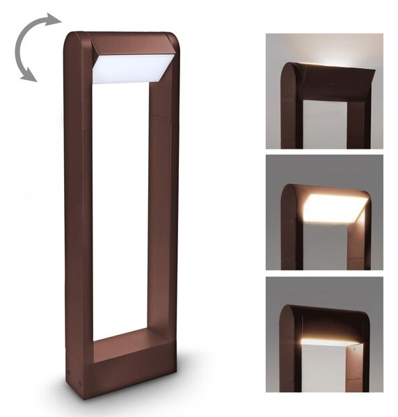 Brilagi - LED vonkajšia lampa CROTONE LED/7W/230V hnedá IP54 50 cm
