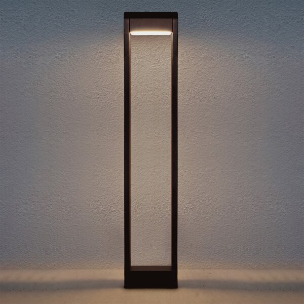 BRILAGI - LED vonkajšia lampa CROTONE LED/7W/230V hnedá IP54 80 cm