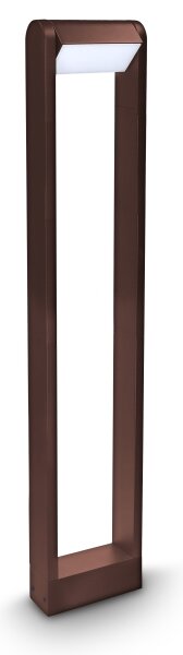BRILAGI - LED vonkajšia lampa CROTONE LED/7W/230V hnedá IP54 80 cm
