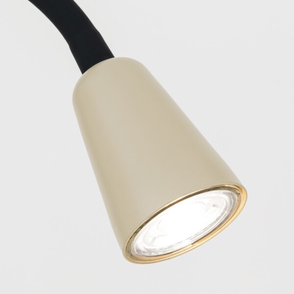 Orion - Flexibilná stojacia lampa DOTTY 1xGU10/10W/230V béžová/čierna