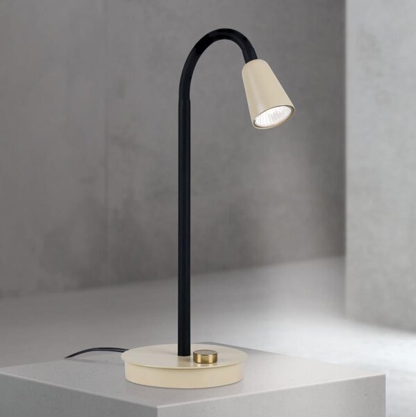 Orion - Stmievateľná flexibilná stolová lampa DOTTY 1xGU10/10W/230V béžová/čierna