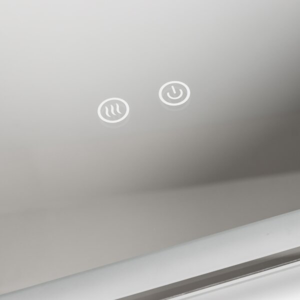Brilagi - LED stmievateľné kúpeľňové vyhrievané zrkadlo s podsvietením BELLA LED/12W/230V 40x60 cm IP44