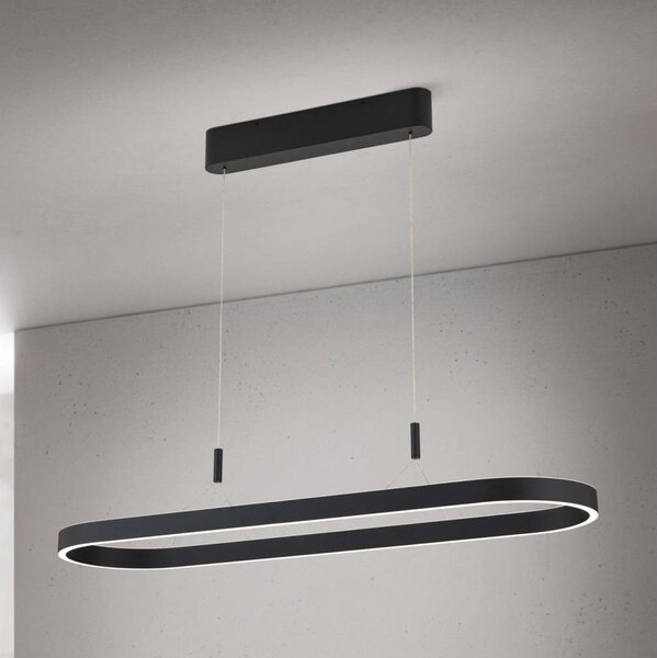 Orion - LED luster na lankách CARRARA LED/80W/230V 2700/3000/4000K čierny