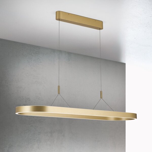 Orion - LED luster na lanku CARRARA LED/80W/230V 2700/3000/4000K zlatý