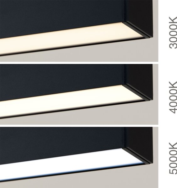Orion - LED stropné/závesné svietidlo 2v1 PALKKI LED/38W/230V 3000/4000/5000K čierne