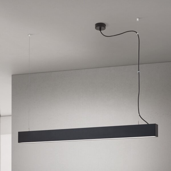Orion - LED stropné/závesné svietidlo 2v1 PALKKI LED/38W/230V 3000/4000/5000K čierne