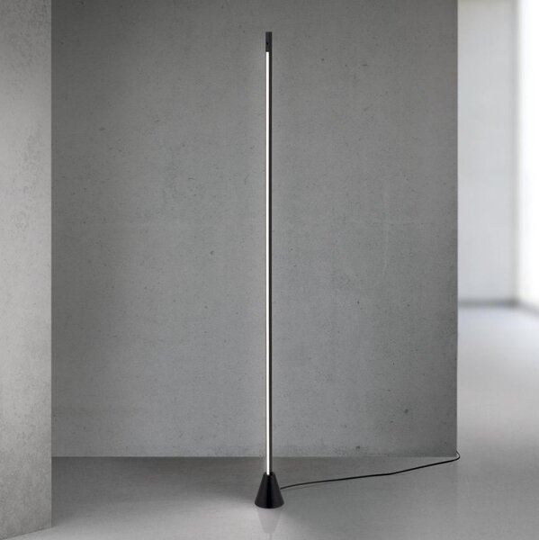 Orion- LED stmievateľná stojacia lampa s pohybovým senzorom SOJIE LED/26W/230V čierna