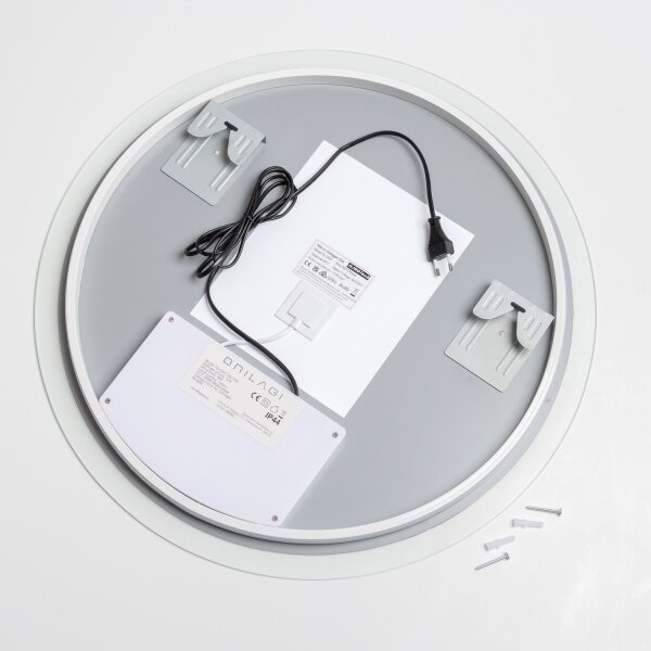 Brilagi - LED stmievateľné vyhrievané zrkadlo s podsvietením CLARA PRO LED/19W/230V pr. 60 cm IP44