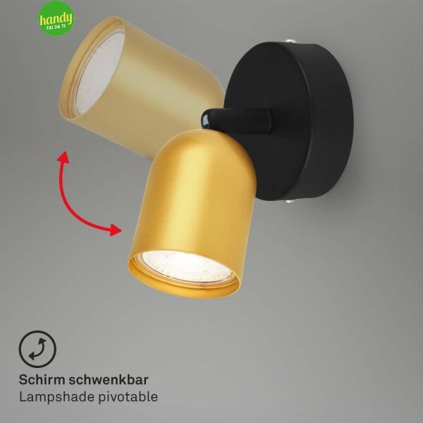 Briloner 2145-017 - Nástenné bodové svietidlo 1xGU10/9W/230V