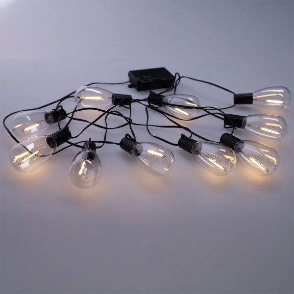 Brilagi - LED vonkajšia girlanda 10xLED/3xAA 3,2m IP44 teplá biela