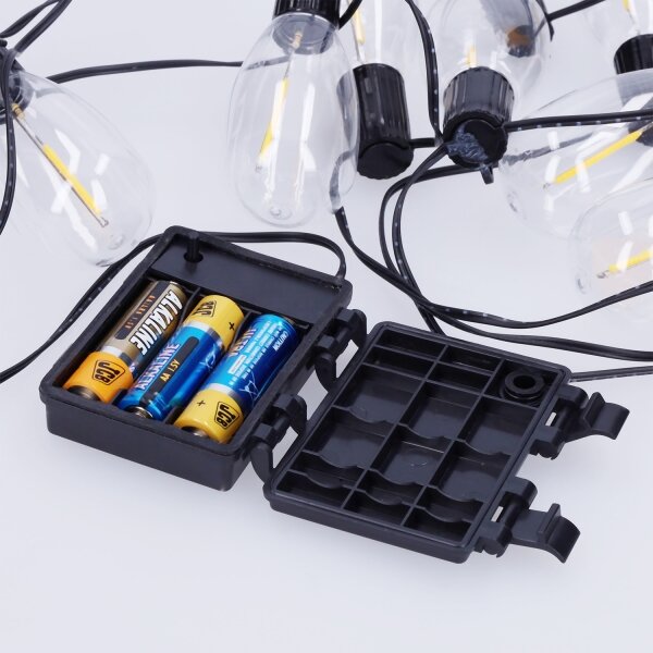 Brilagi - LED vonkajšia girlanda 10xLED/3xAA 3,2m IP44 teplá biela