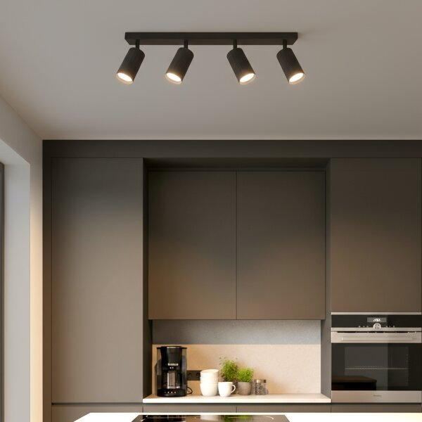 Brilagi - LED RGBW stmievateľné bodové svietidlo SELE MODERN 4xGU10/4,8W/230V čierne