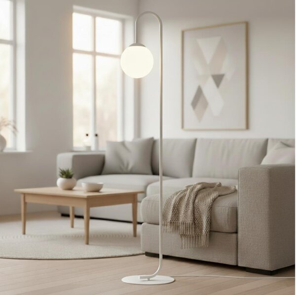 Stojacia lampa FLOR 1xE14/10W/230V biela
