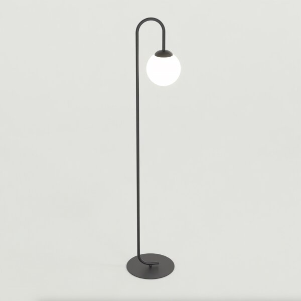 Stojacia lampa FLOR 1xE14/10W/230V čierna