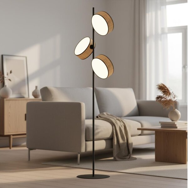 Stojacia lampa DRUMZ 3xE14/10W/230V béžová