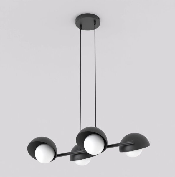 Luster na lanku BOOM 4xG9/8W/230V čierna