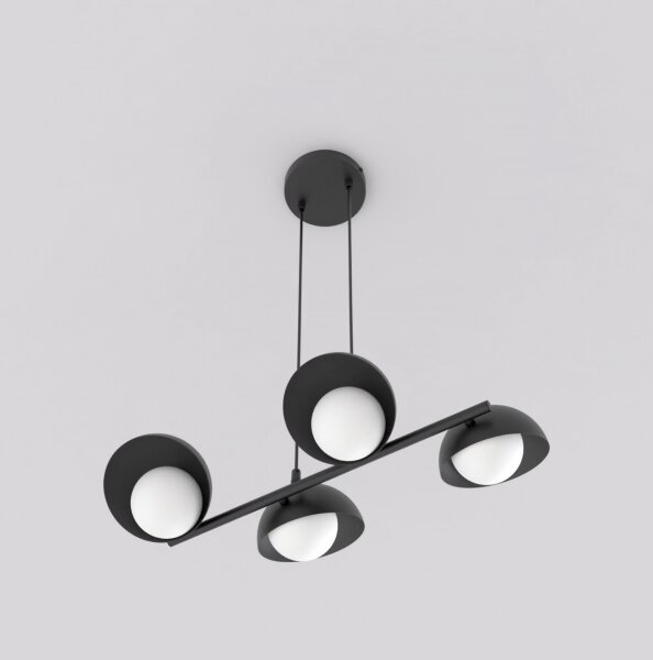 Luster na lanku BOOM 4xG9/8W/230V čierna
