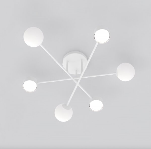 Prisadený luster HOLON 3xG9/8W/230V + 3xGX53/12W biela