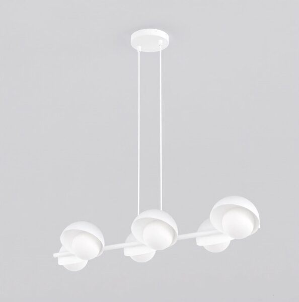 Luster na lane BOOM 6xG9/8W/230V biela