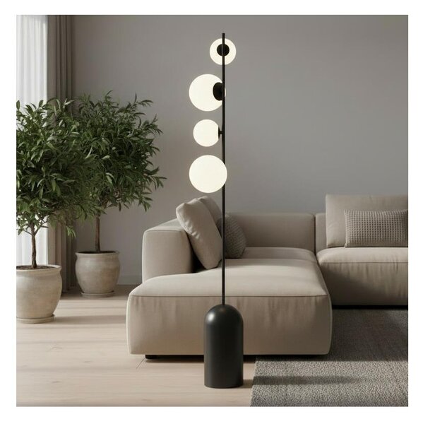 Stojacia lampa ETNO 4xG9/8W/230V čierna