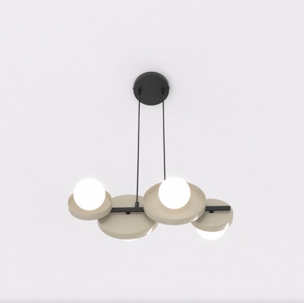 Závesný luster na lanku MODEL 4xG9/8W/230V béžový