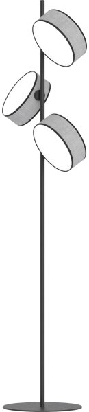 Stojacia lampa DRUMZ 3xE14/10W/230V sivá