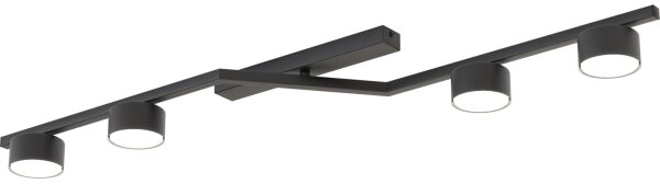Stropné svietidlo SKAN 4xGX53/12W/230V čierne