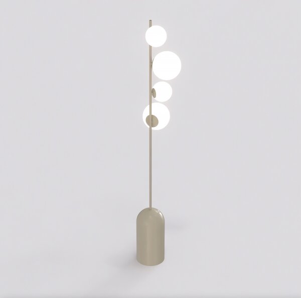 Stojacia lampa ETNO 4xG9/8W/230V béžová