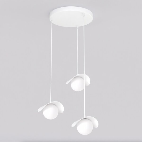 Luster na lanku RITUAL 3xG9/8W/230V biela