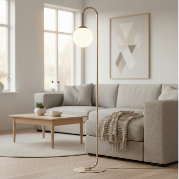 Stojacia lampa FLOR 1xE14/10W/230V béžová